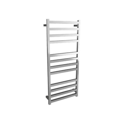 Square Towel Rail 240V 1200 x 500mm Brushed Stainless