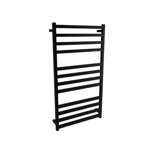 Square Towel Rail 240V 1200 x 650mm Satin Black