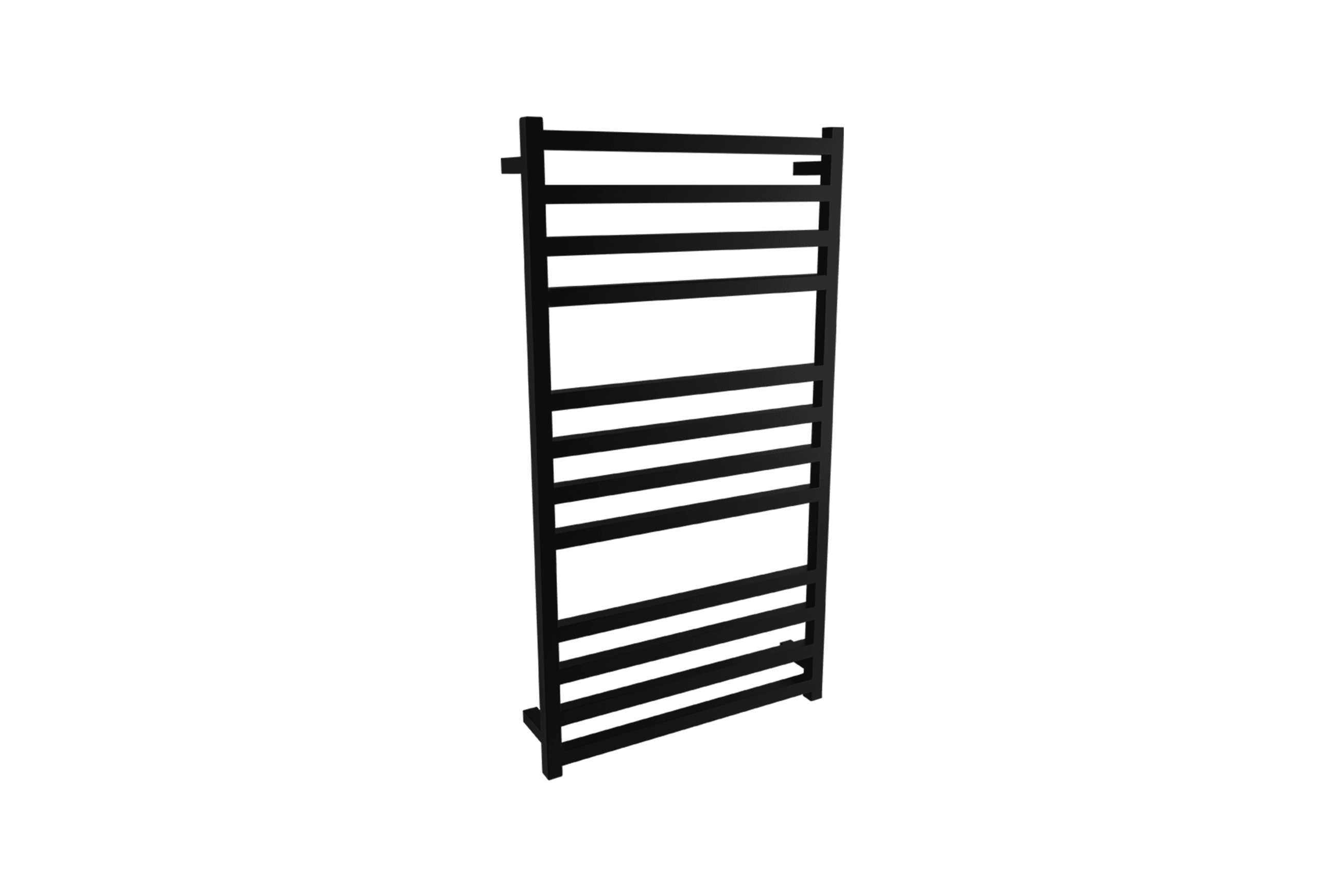 Square Towel Rail 240V 1200 x 650mm Satin Black