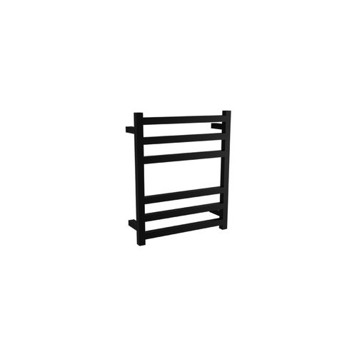 Square Towel Rail 240V 600 x 500mm Satin Black