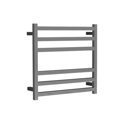 Square Towel Rail 240V 600 x 650mm Gun Metal