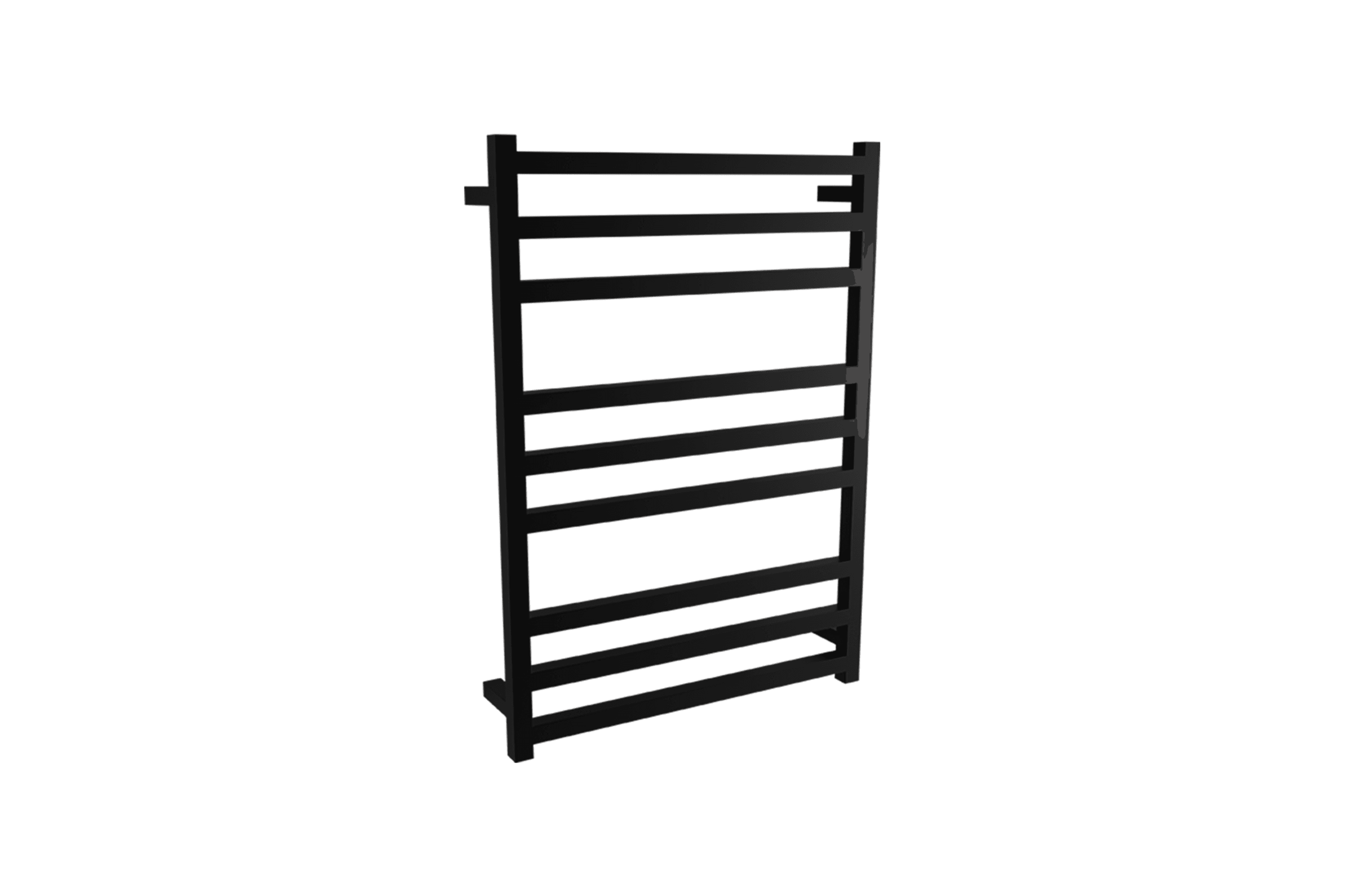 Square Towel Rail 240V 900 x 650mm Satin Black