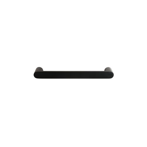 Towel Rail Single Bar Round 12V 500mm Satin Black