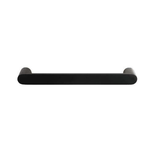 Towel Rail Single Bar Round 12V 500mm Satin Black