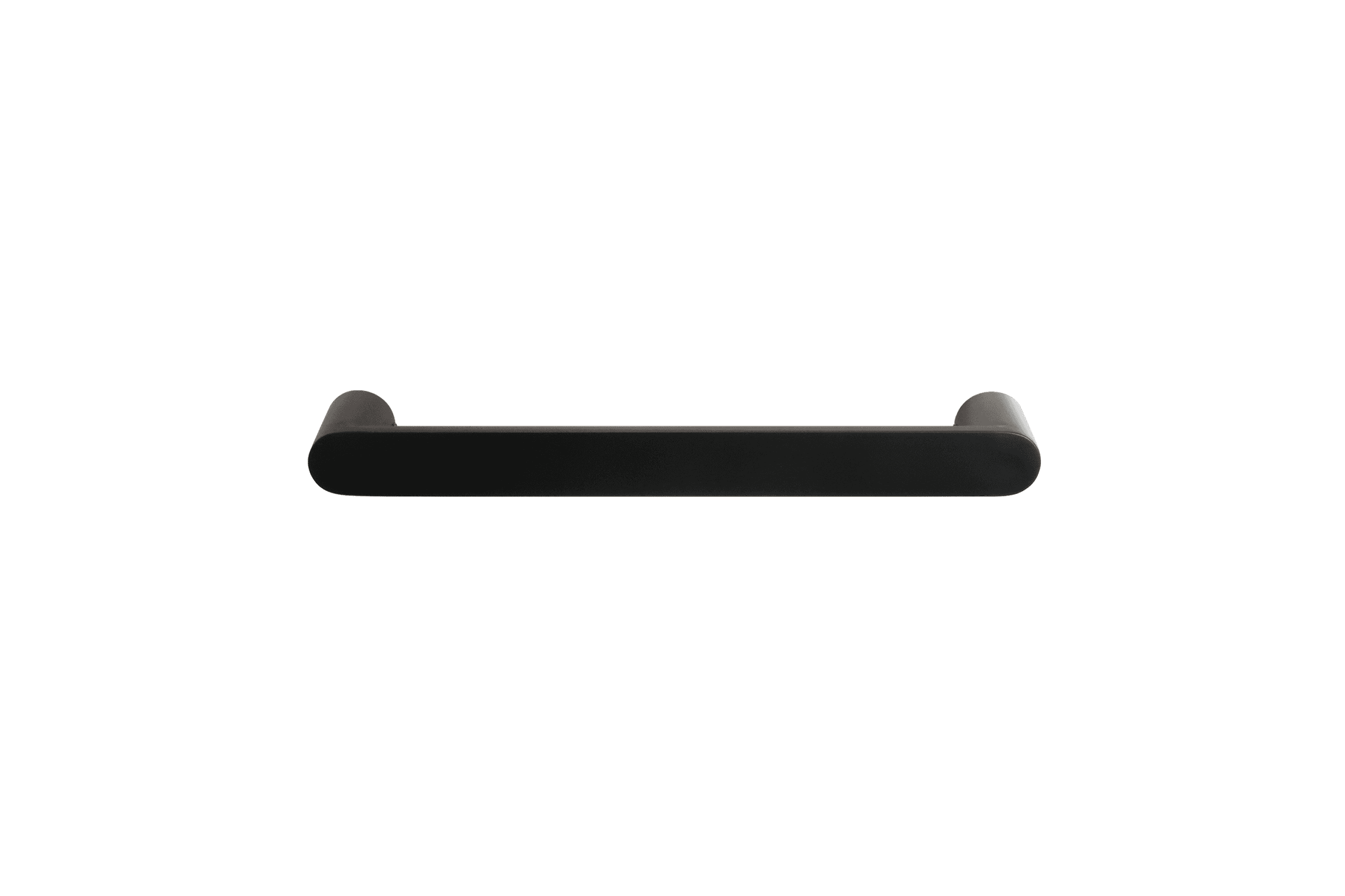 Towel Rail Single Bar Round 12V 500mm Satin Black
