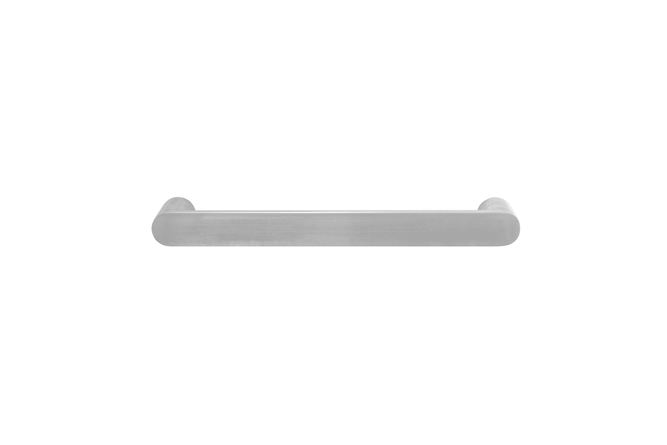 Towel Rail Single Bar Round 12V 500mm Brushed Stainless
