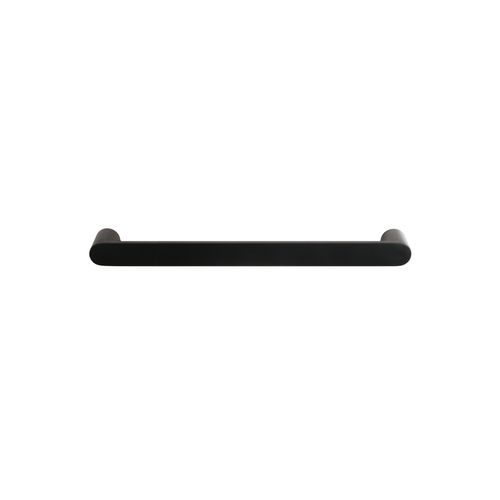 Towel Rail Single Bar Round 12V 650mm Satin Black