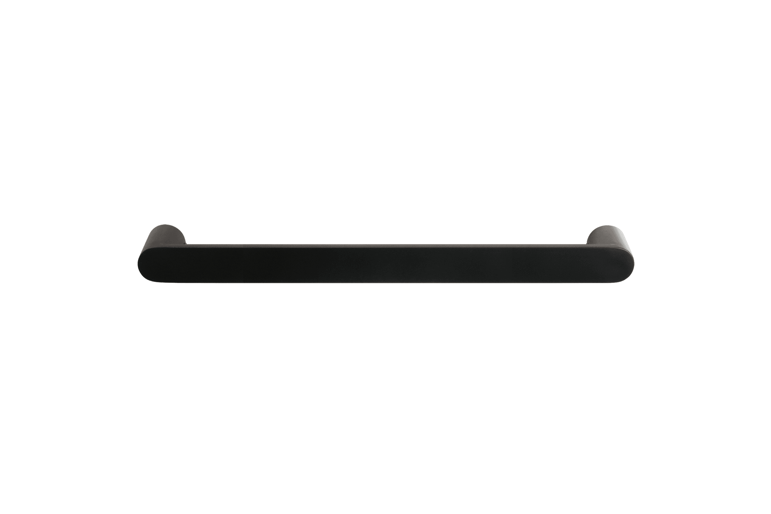 Towel Rail Single Bar Round 12V 650mm Satin Black