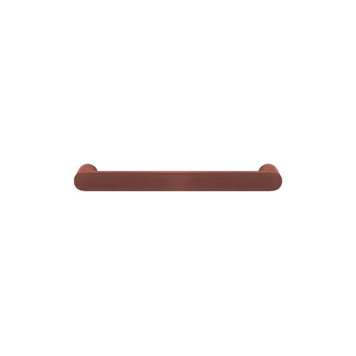 Towel Rail Single Bar Round 12V 850mm Brushed Copper