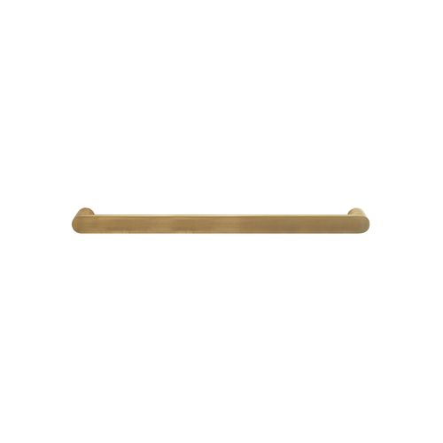 Towel Rail Single Bar Round 12V 850mm Brushed Gold