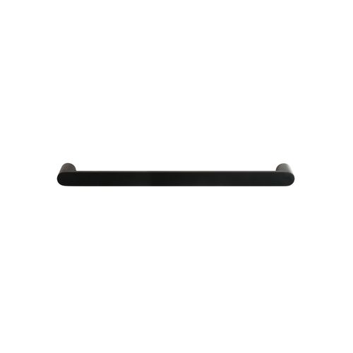 Towel Rail Single Bar Round 12V 850mm Satin Black