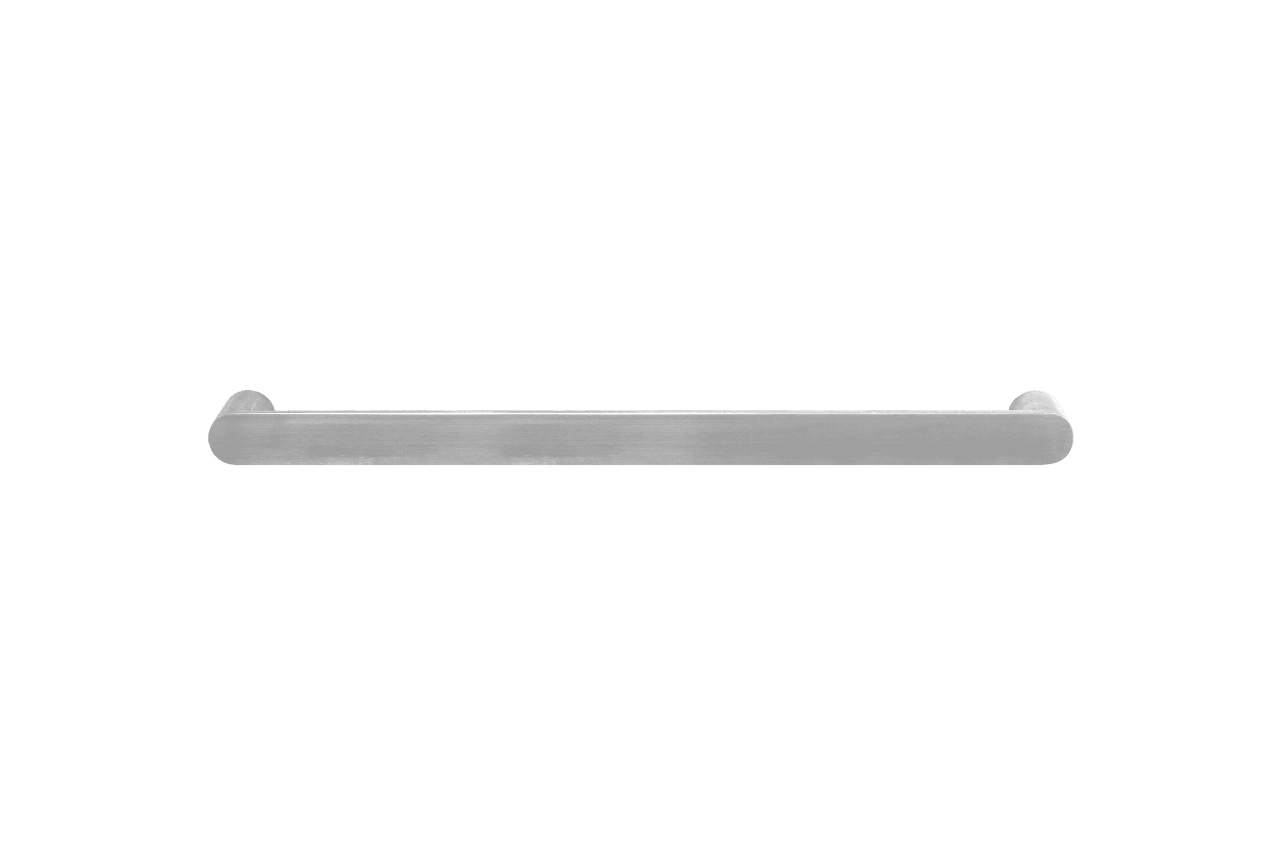 Towel Rail Single Bar Round 12V 850mm Brushed Stainless