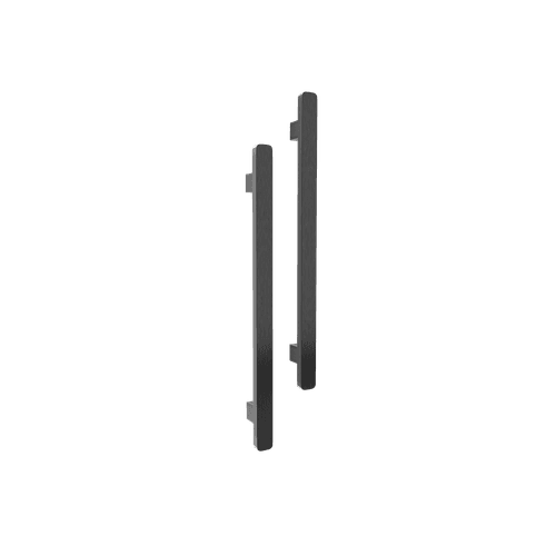 Vertical Single Towel Bar Square 12V Gun Metal