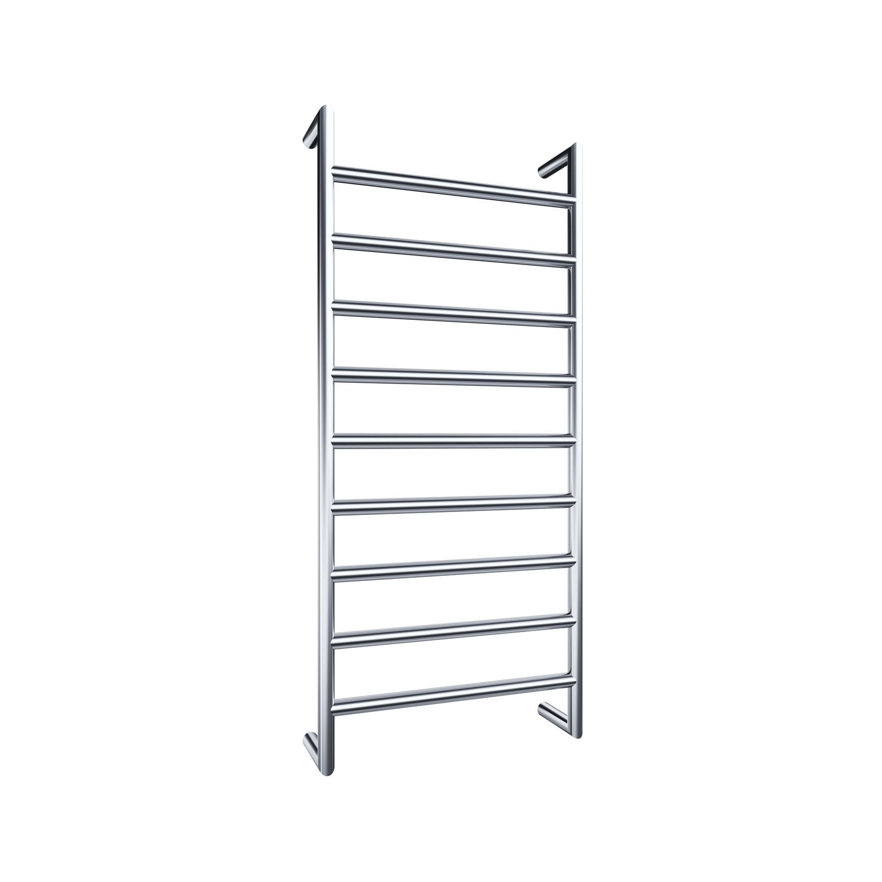 Luna 9-Bar Heated Towel Rail Chrome 450mm