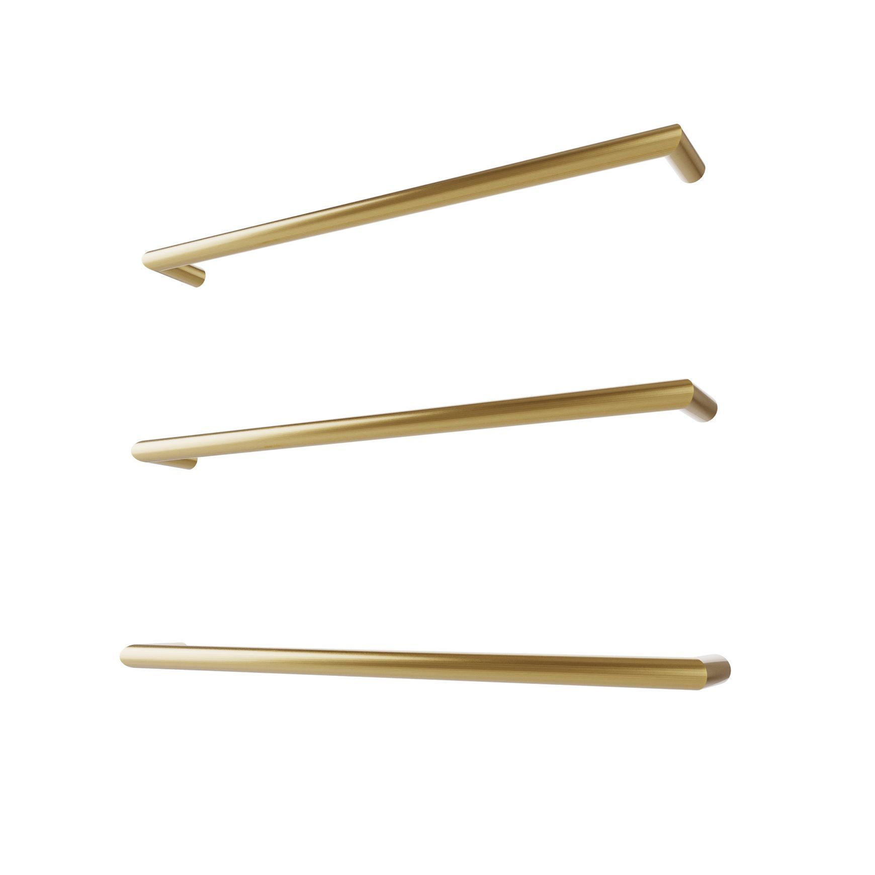 Toro Round Heated Towel Rail - 632mm