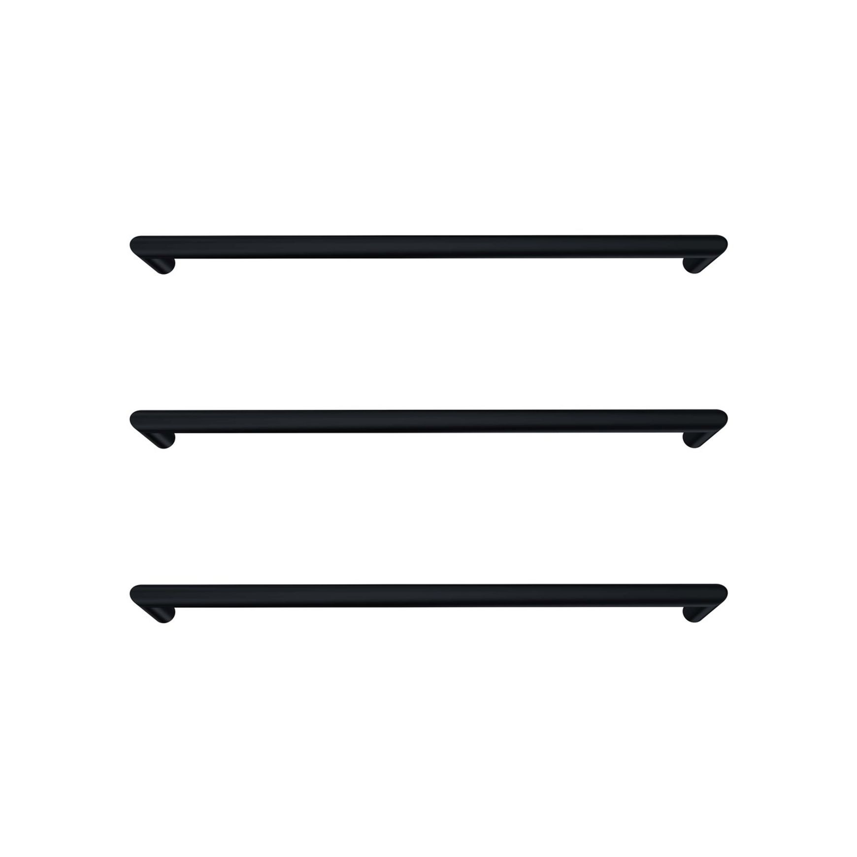 Toro Round Heated Towel Rail - 432mm