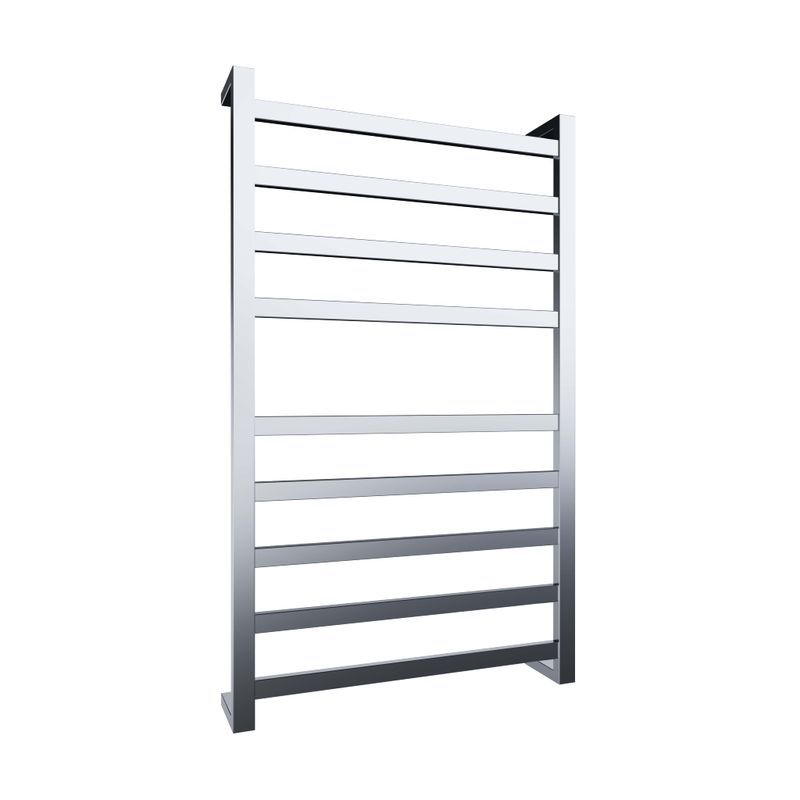 Tempo 9-Bar Heated Towel Rail Chrome 600mm