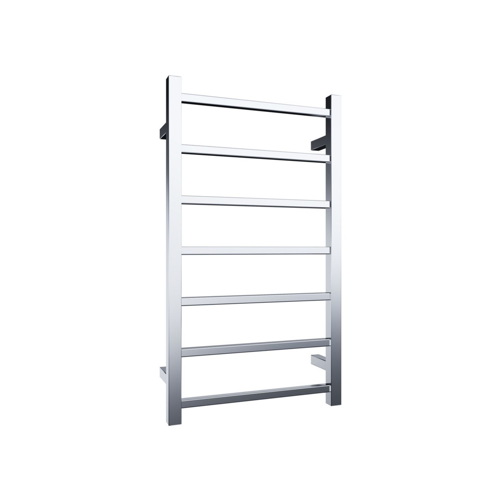 Quadro 7-Bar Heated Towel Rail - 450mm