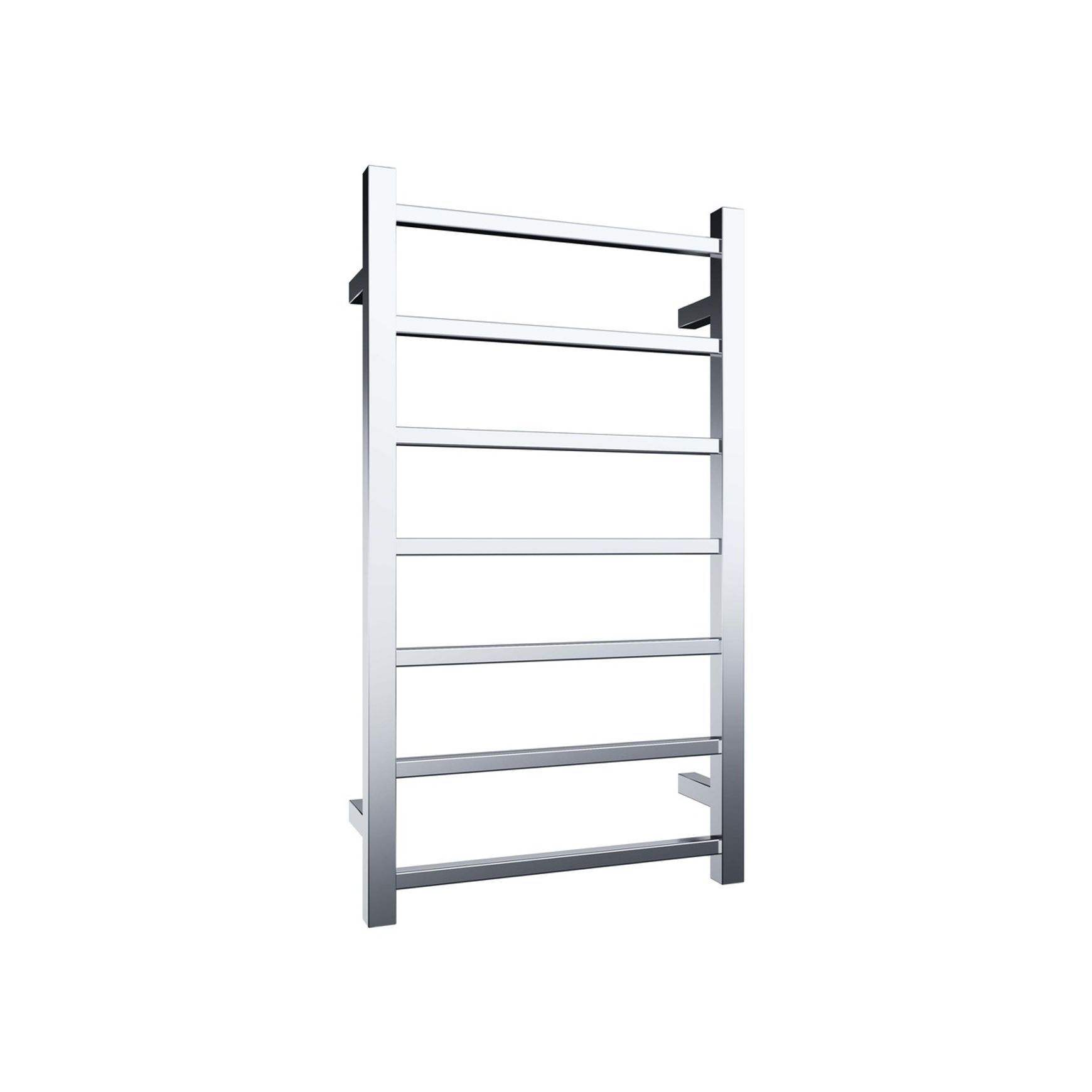 Quadro 7-Bar Heated Towel Rail - 450mm