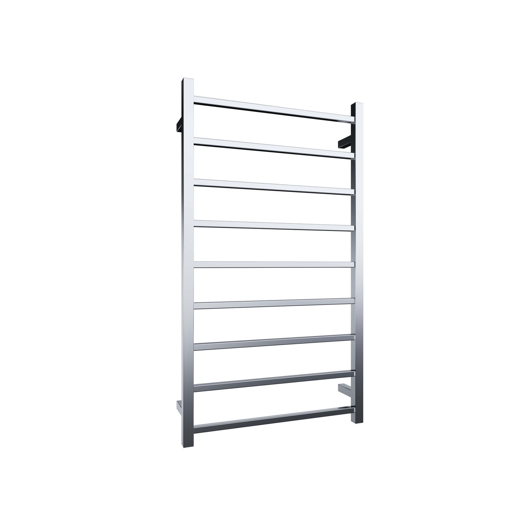Quadro 9-Bar Heated Towel Rail Chrome 600mm