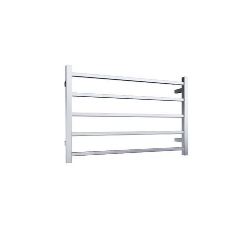 Quadro 5-Bar Heated Towel Rail Chrome