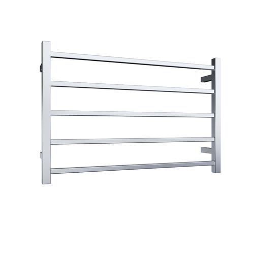 Quadro 5-Bar Heated Towel Rail Chrome