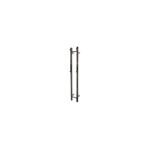 V2 Square 1200 Stainless Steel or Black | Heated Towel Rail