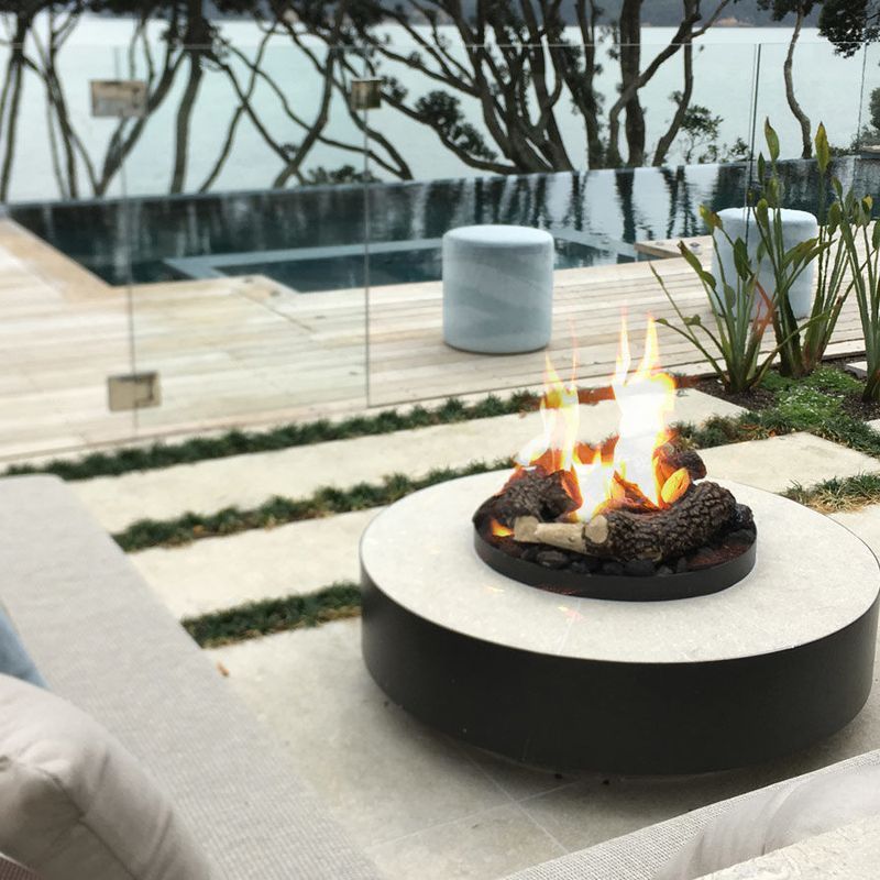 Rhode Island Outdoor Fireplace