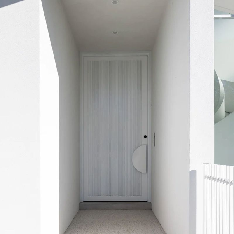 Iron Batten Hinge Entry Doors - Galvanised