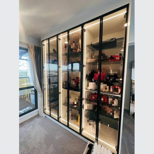 Standard Clear Toughened Glass Soft-stop Hinged Door