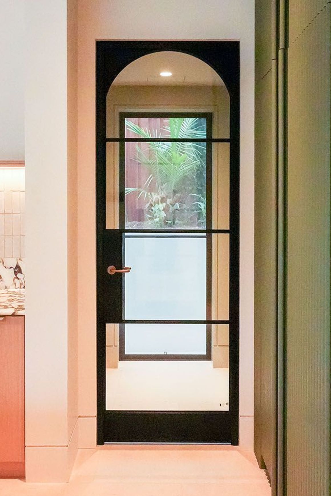 Steel Frame Glass Hinge Doors – Galvanised W20 Profile