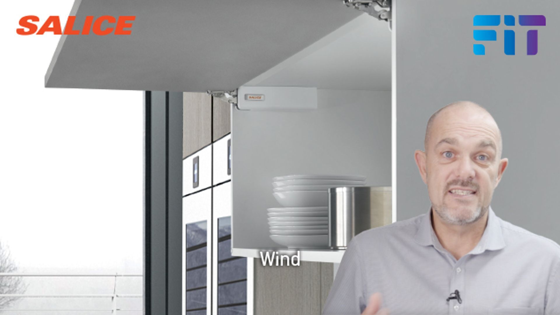 FIT For Purpose Product Video - Salice Wind Overhead Lift - Compact Unit, Soft Close Open & Close