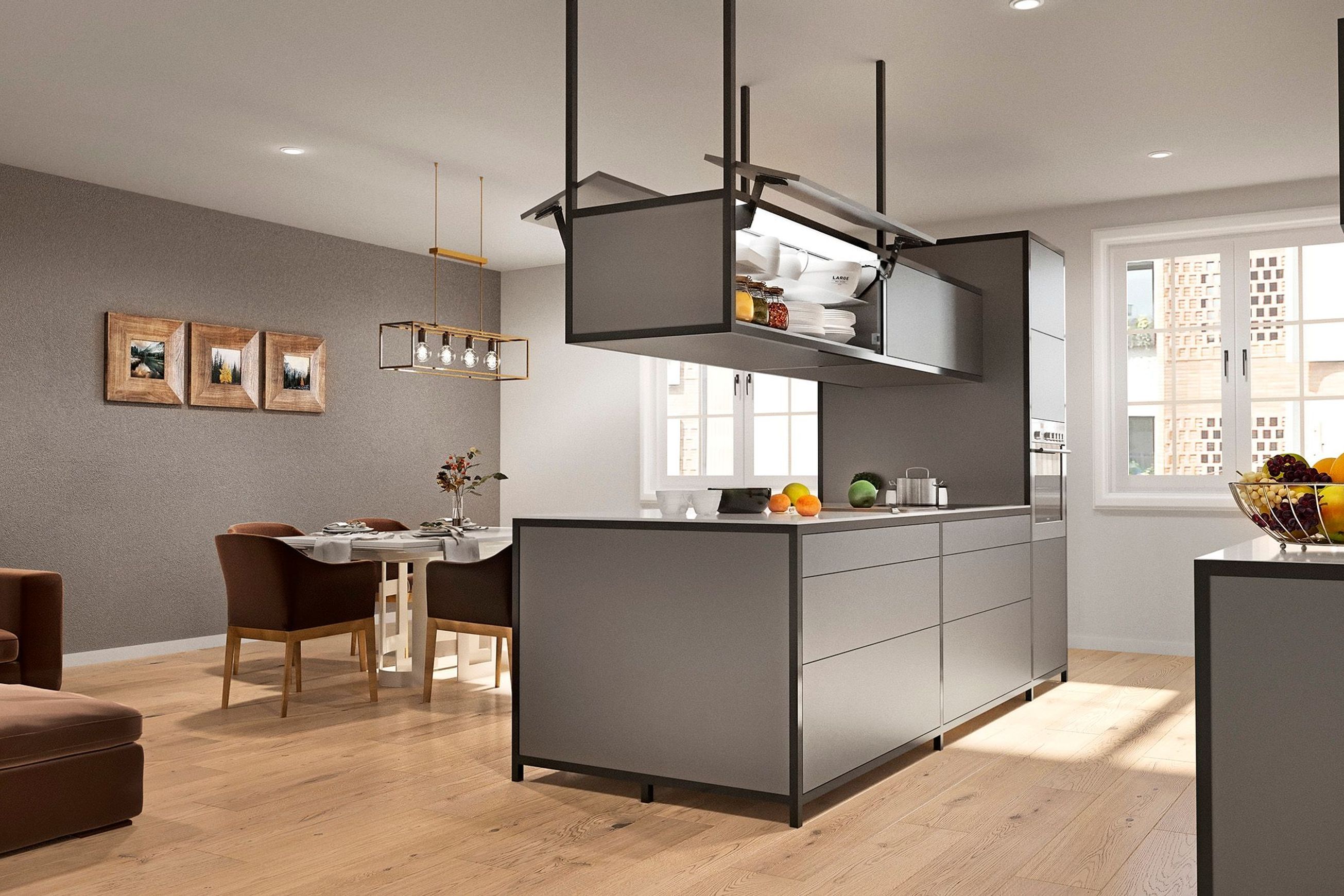 Handle-less Cabinetry
