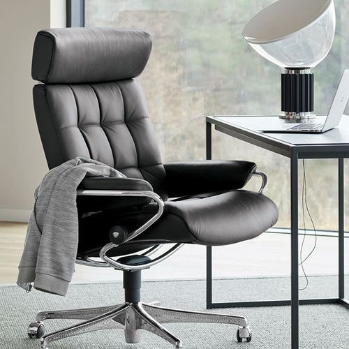 Stressless® London Home Office Adjustable headrest