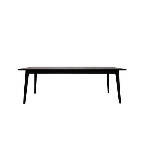 Vaasa Oak Dining Table Matte Black - 220cm