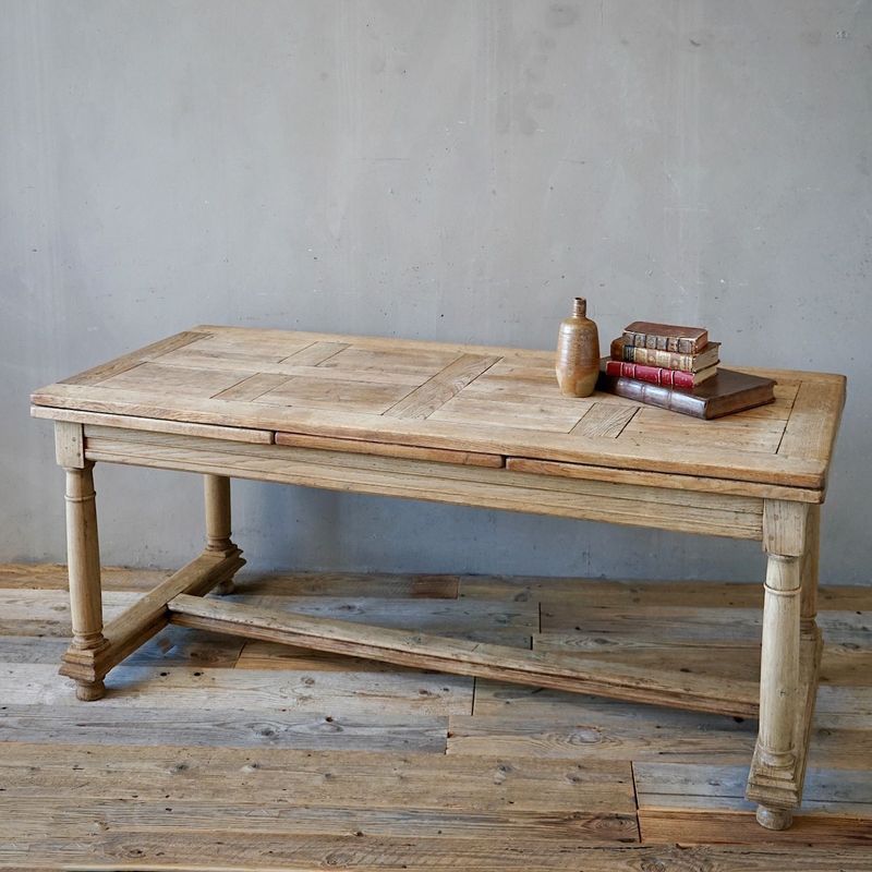 Antique French Oak Dining Table / Desk