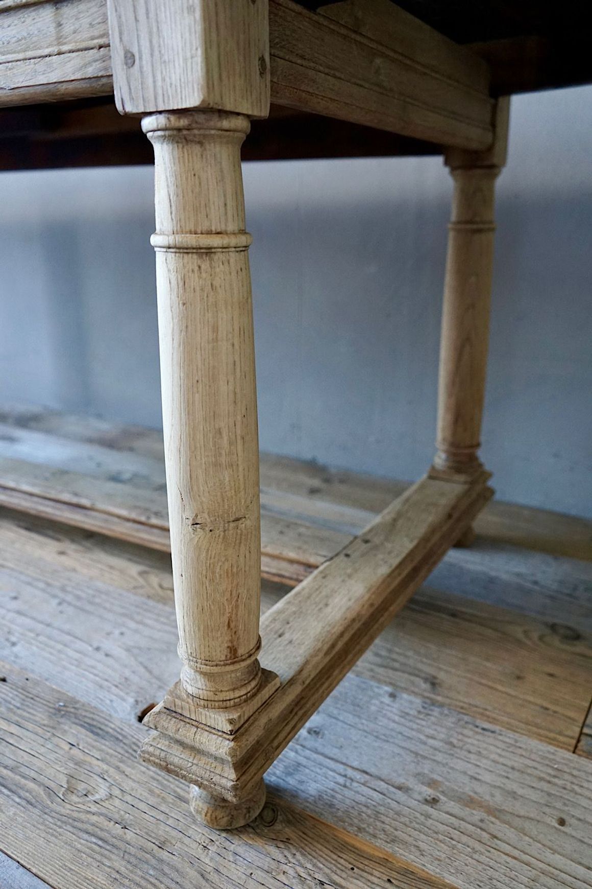 Antique French Oak Dining Table / Desk
