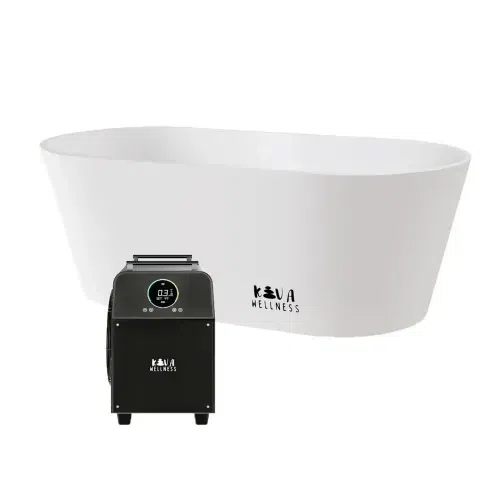 Käldr Ice Bath with WiFi-Controlled Chiller Matte White