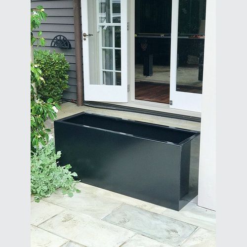 Black Powdercoated Trough 1200 Planter