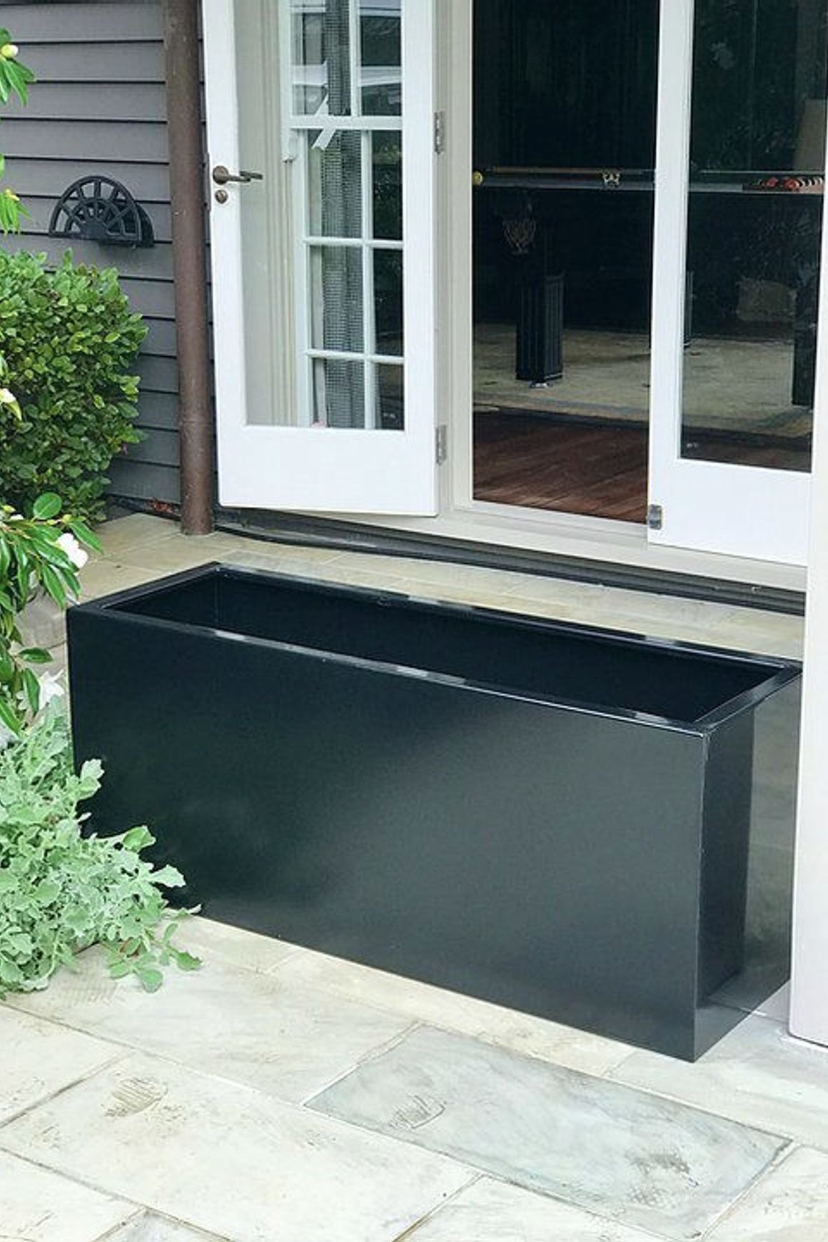 Black Powdercoated Trough 1200 Planter