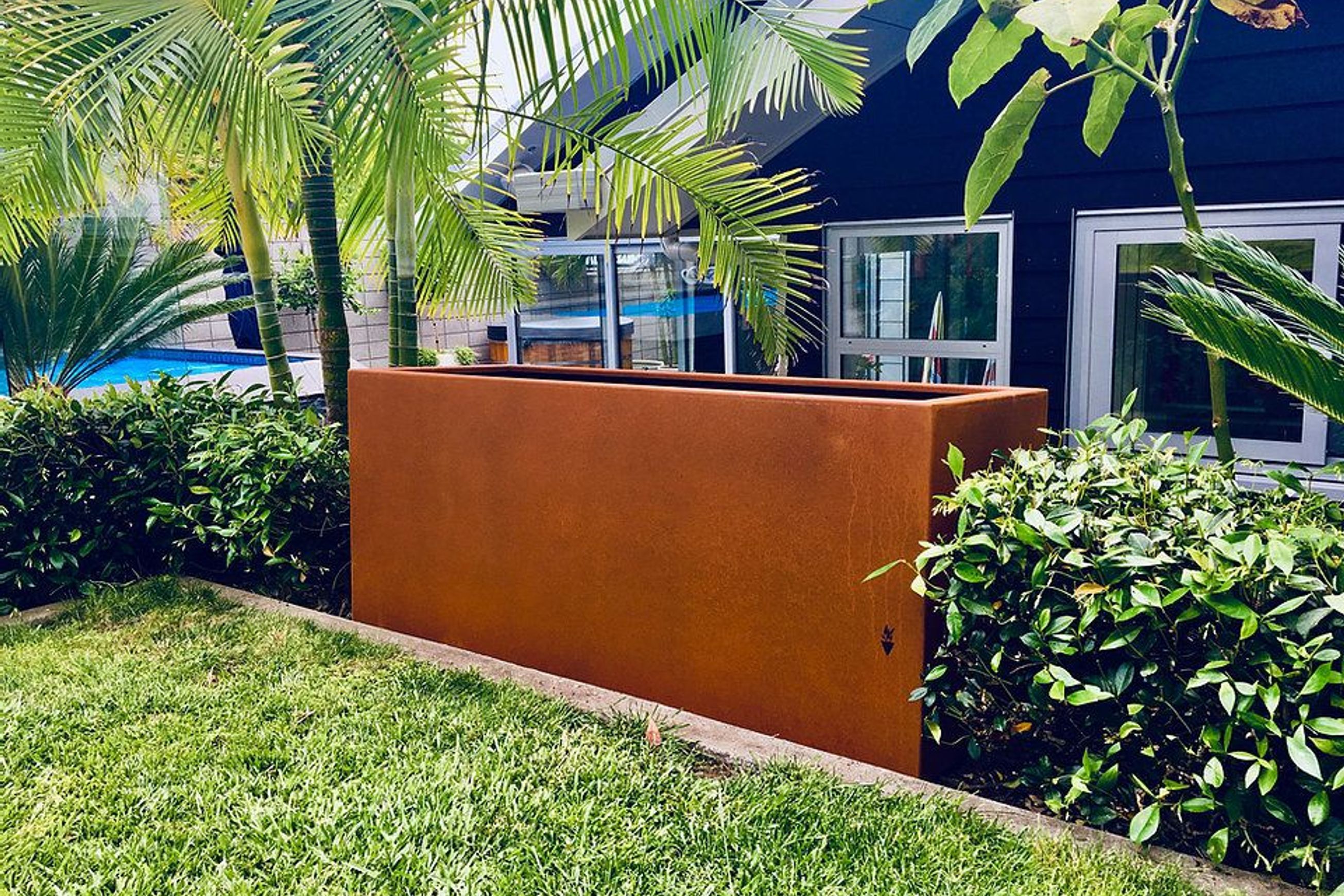 Corten Trough Planter 1400