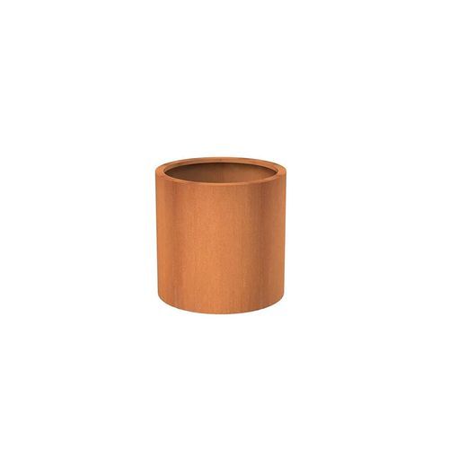 Round Corten Planter 