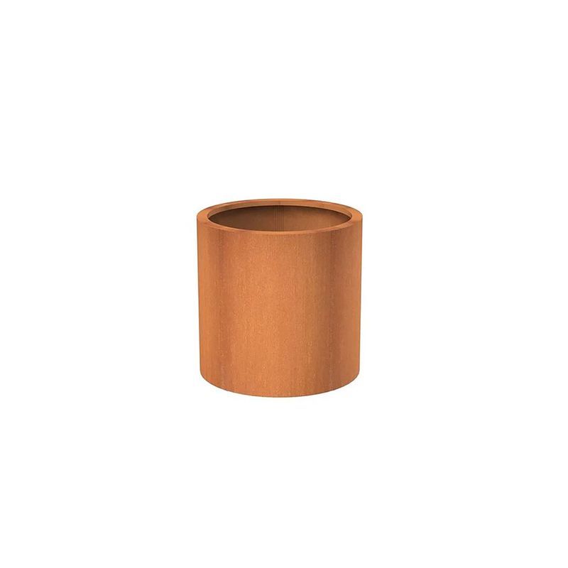 Round Corten Planter