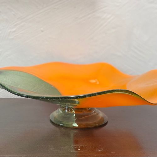 Handblown Mariposa Glass Bowl Art