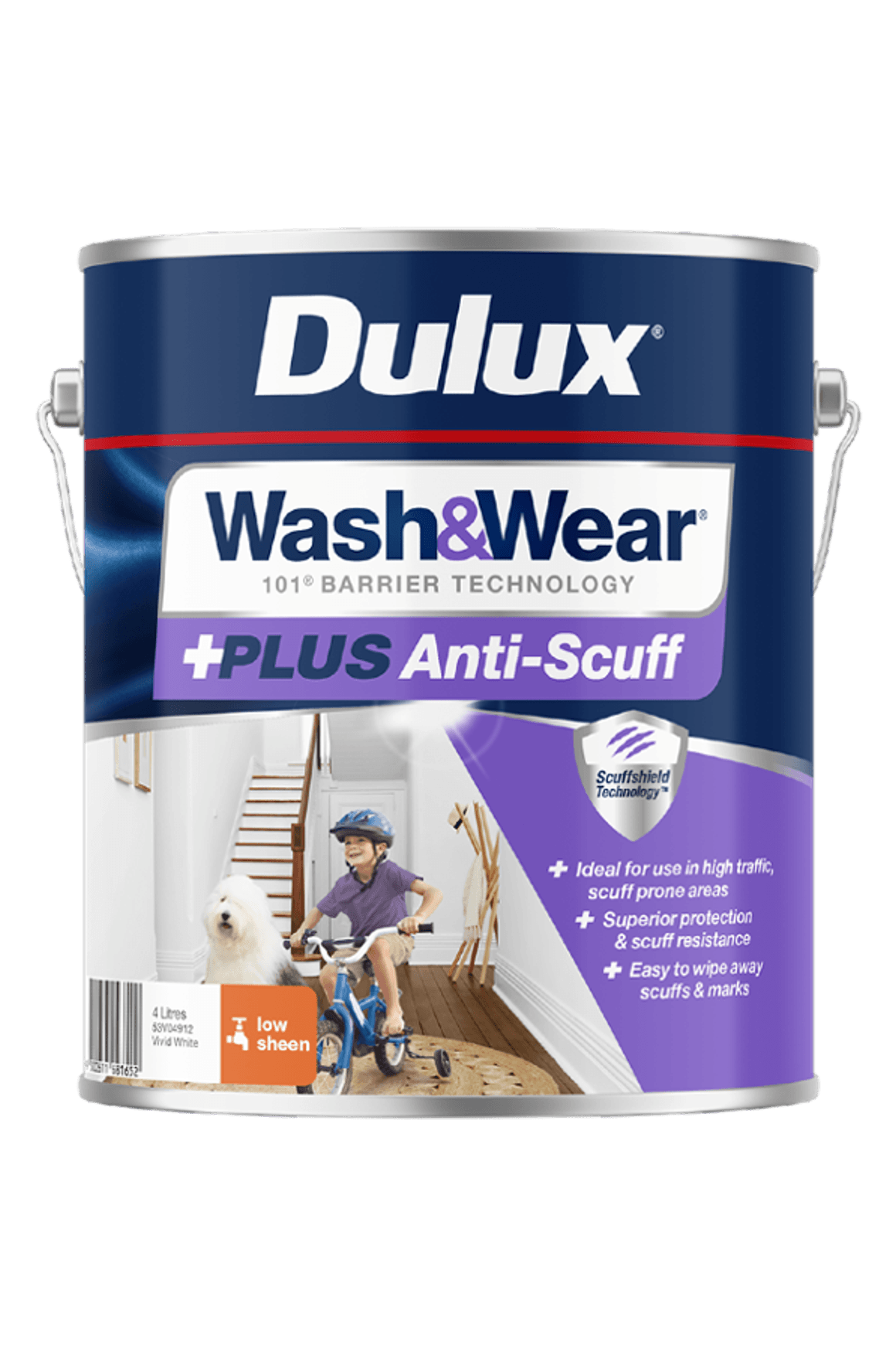Wash&Wear® +PLUS Anti-Scuff Low Sheen