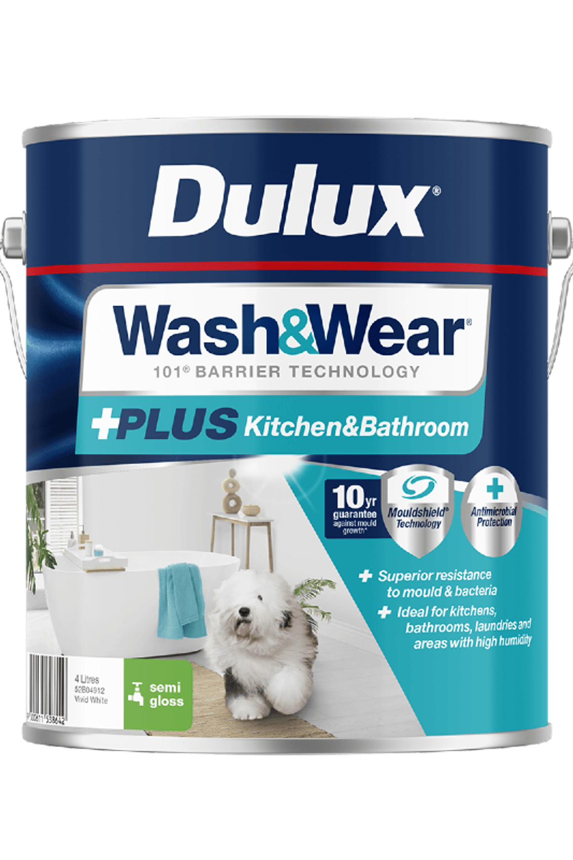 Wash&Wear® +PLUS Kitchen&Bathroom Semi Gloss