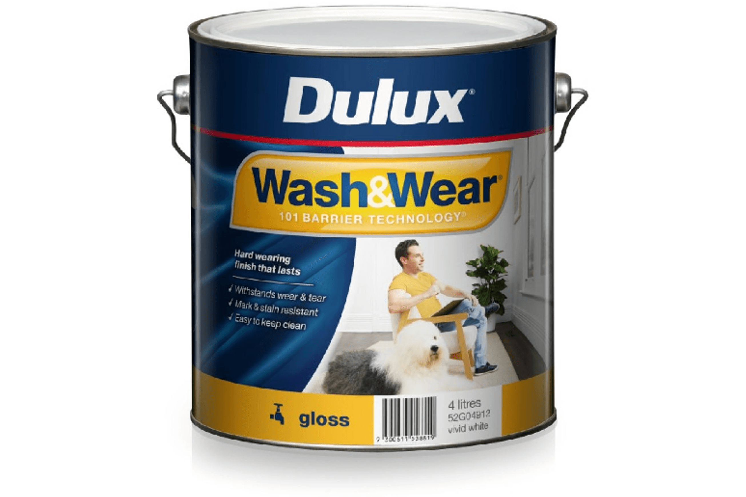 Wash&Wear Gloss 10L by Dulux