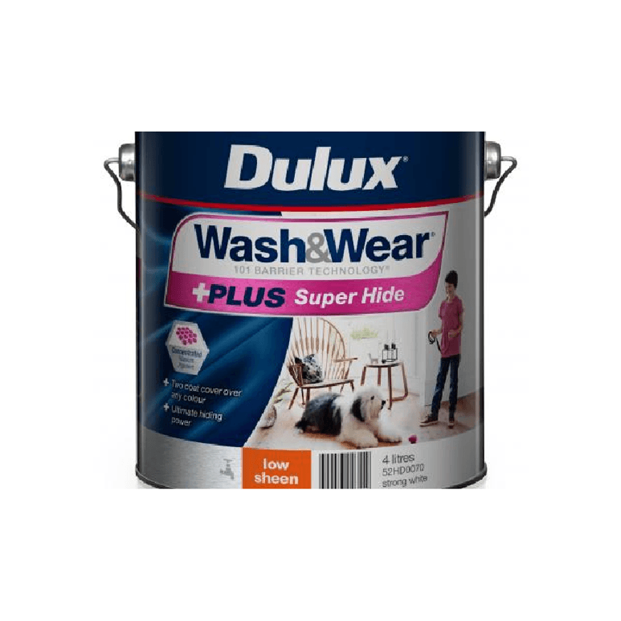 Wash & Wear +Plus Super Hide Low Sheen by Dulux