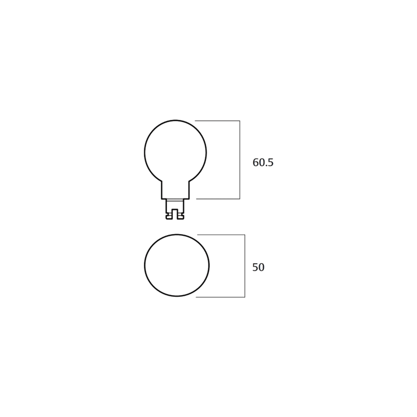 Lockwood 1360 Series Brass Door Handles