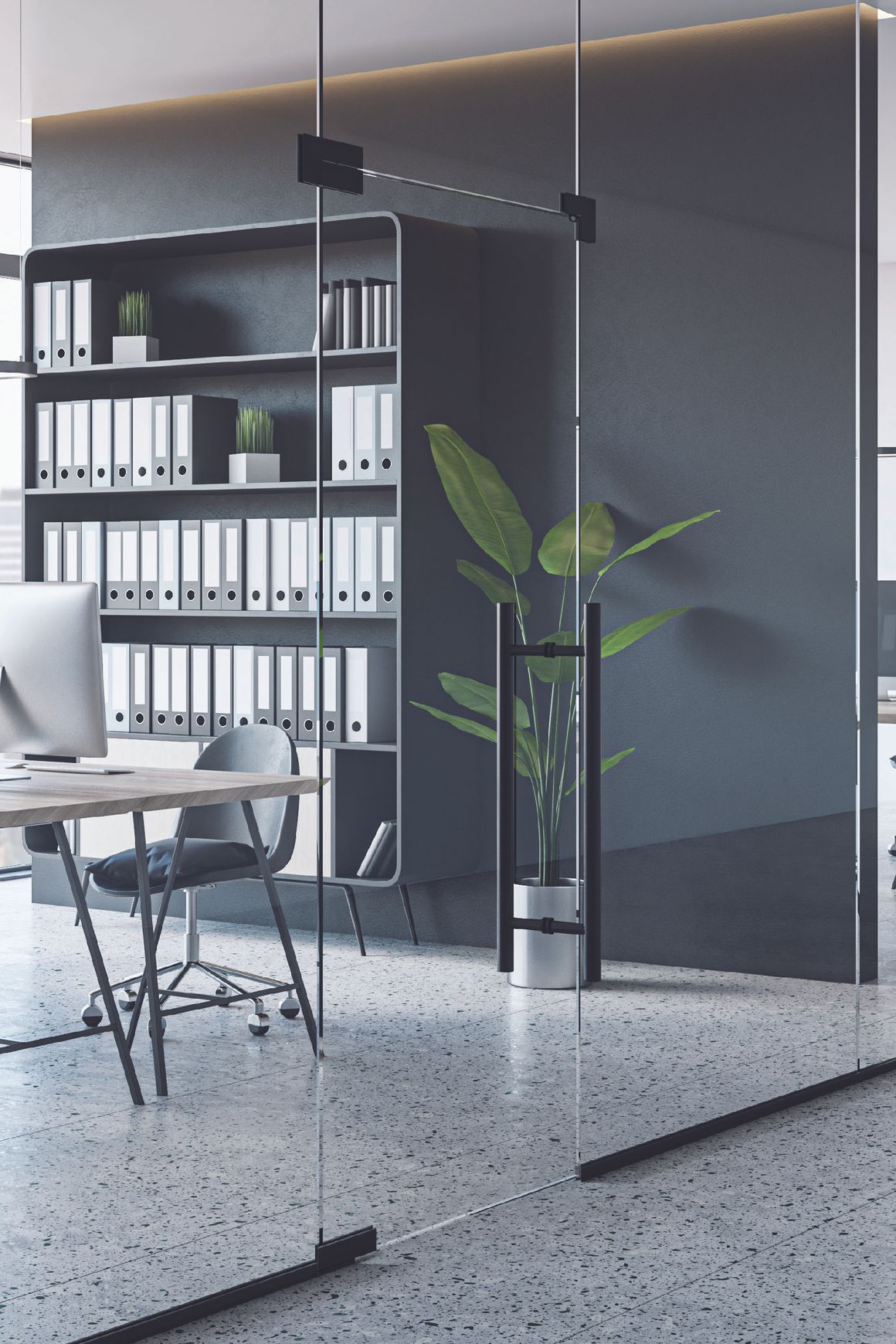 Frameless Commercial Hardware